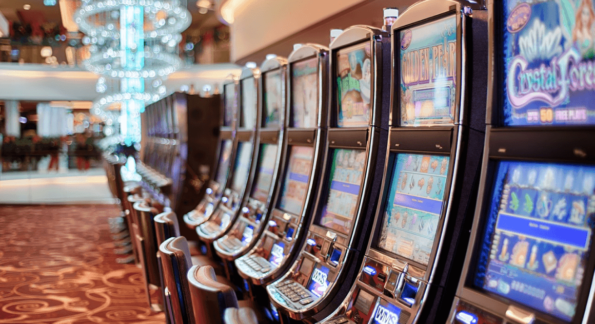 Slot machine hall
